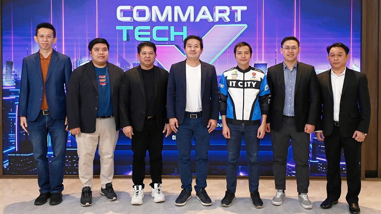 อย่าพลาด - บุญเลิศ นราไท และ พรชัย จันทรศุภแสง แถลงข่าวการจัดงาน “COMMART TECHXPRO” มหกรรมสินค้าไอทีส่งท้ายปี ระหว่าง 28 พ.ย.-1 ธ.ค. ที่ไบเทค บางนา โดยมี ชนินทร์ เชาวะวนิชย์ และ สมยศ เชาวลิต มาร่วมแถลงด้วย ที่โรงแรมโนโวเทล สยามสแควร์ วันก่อน.