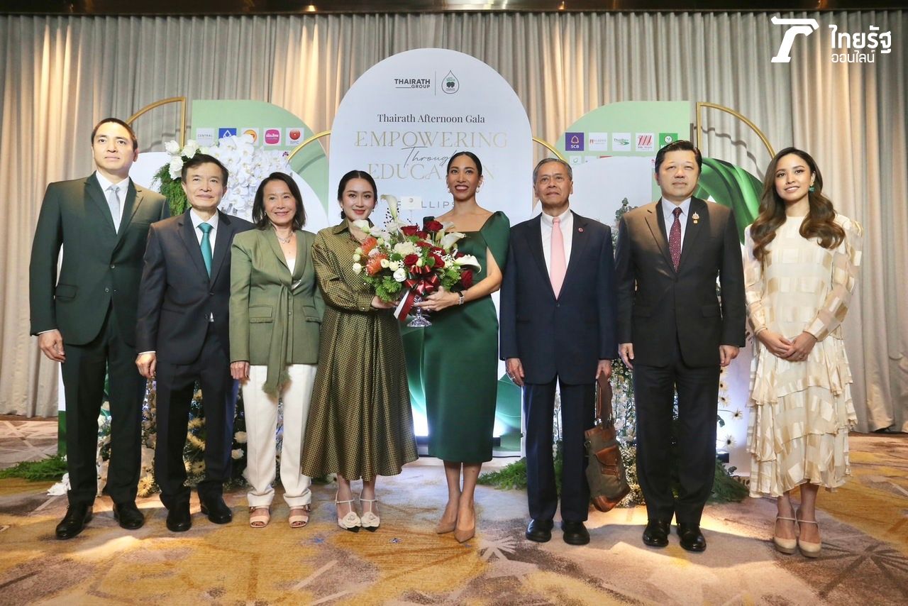 แพทองธาร ชินวัตร นายกรัฐมนตรี มาร่วมงาน Thairath Afternoon Gala 2024: Empowering Through Education