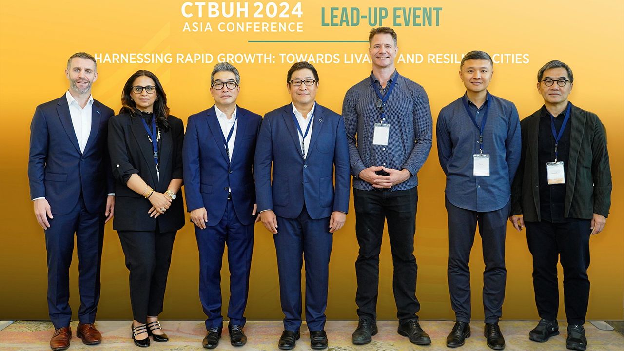 สัมมนา - วรวรรต ศรีสอ้าน จัดงานสัมมนา “CTBUH 2024 Asia Conference Lead-up Event” เพื่อแลกเปลี่ยนความรู้ด้านการพัฒนาอสังหาริมทรัพย์กับสถาปนิกและนักออกแบบจากบริษัทชั้นนำ โดยมี พิชัย วงศ์ไวศยวรรณ และ รัสเซล คิม มาร่วมงานด้วย ที่โรงแรมดิ แอทธินี วันก่อน.