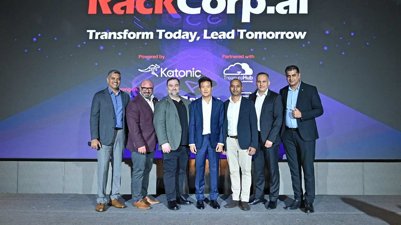 ปิดจุดอ่อน ธภัทร ยุวบูรณ์ เปิดตัว “RackCorp.ai” แพลตฟอร์มอธิปไตยของปัญญาประดิษฐ์ ช่วยธุรกิจปิดจุดอ่อนเสริมแกร่งในการแข่งขันสู่เวทีโลก โดยมี แชงเกอร์ ราฆวัน, จอร์จ ดรากาสซิส, ลอเรนซ์ ไมเคิล และ พรหมินทร์ ซิงห์ มาร่วมงานด้วย ที่โรงแรมเจดับบลิว แมริออท วันก่อน.