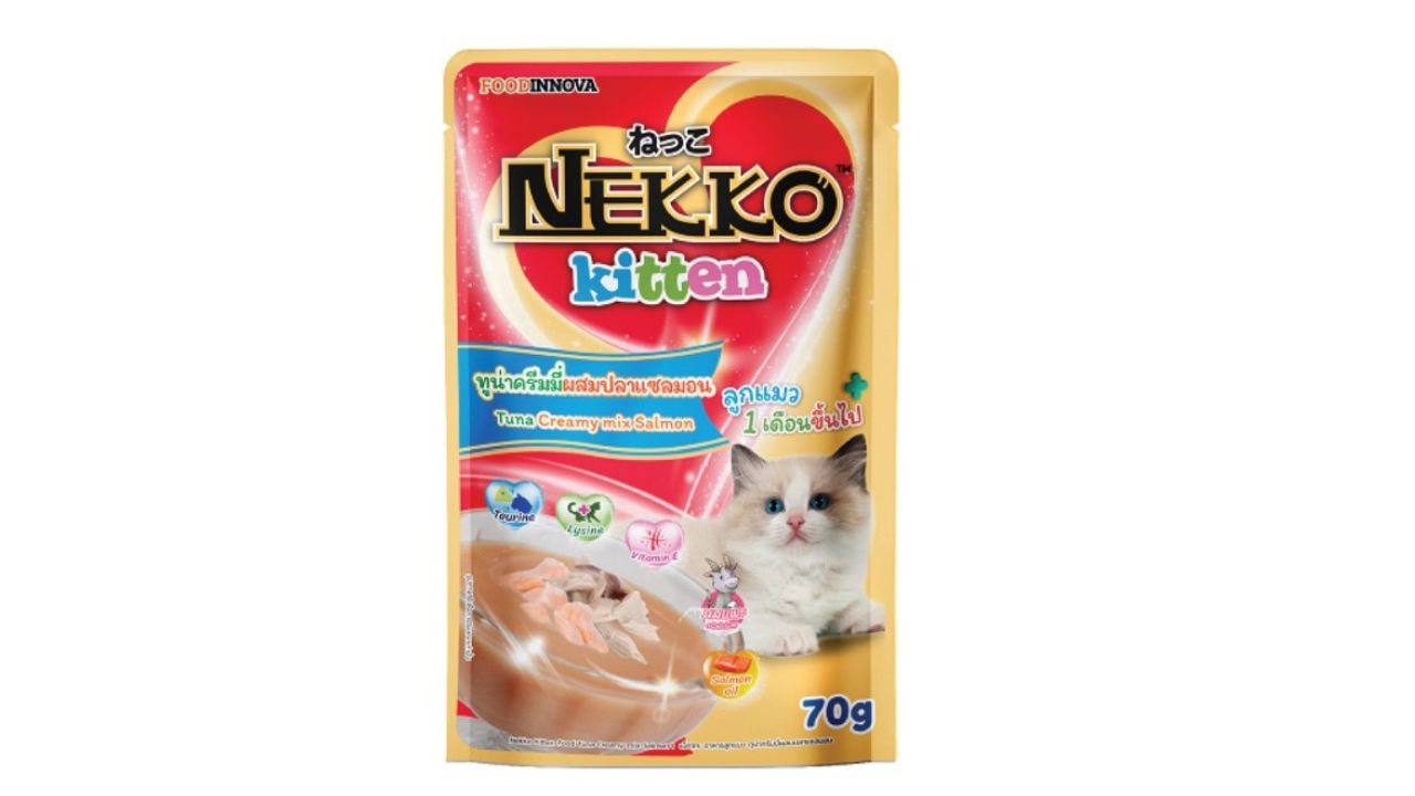 อาหารแมว ยี่ห้อไหนดี : อาหารแมวเน็กโกะ คิทเท่น (Nekko Kitten)