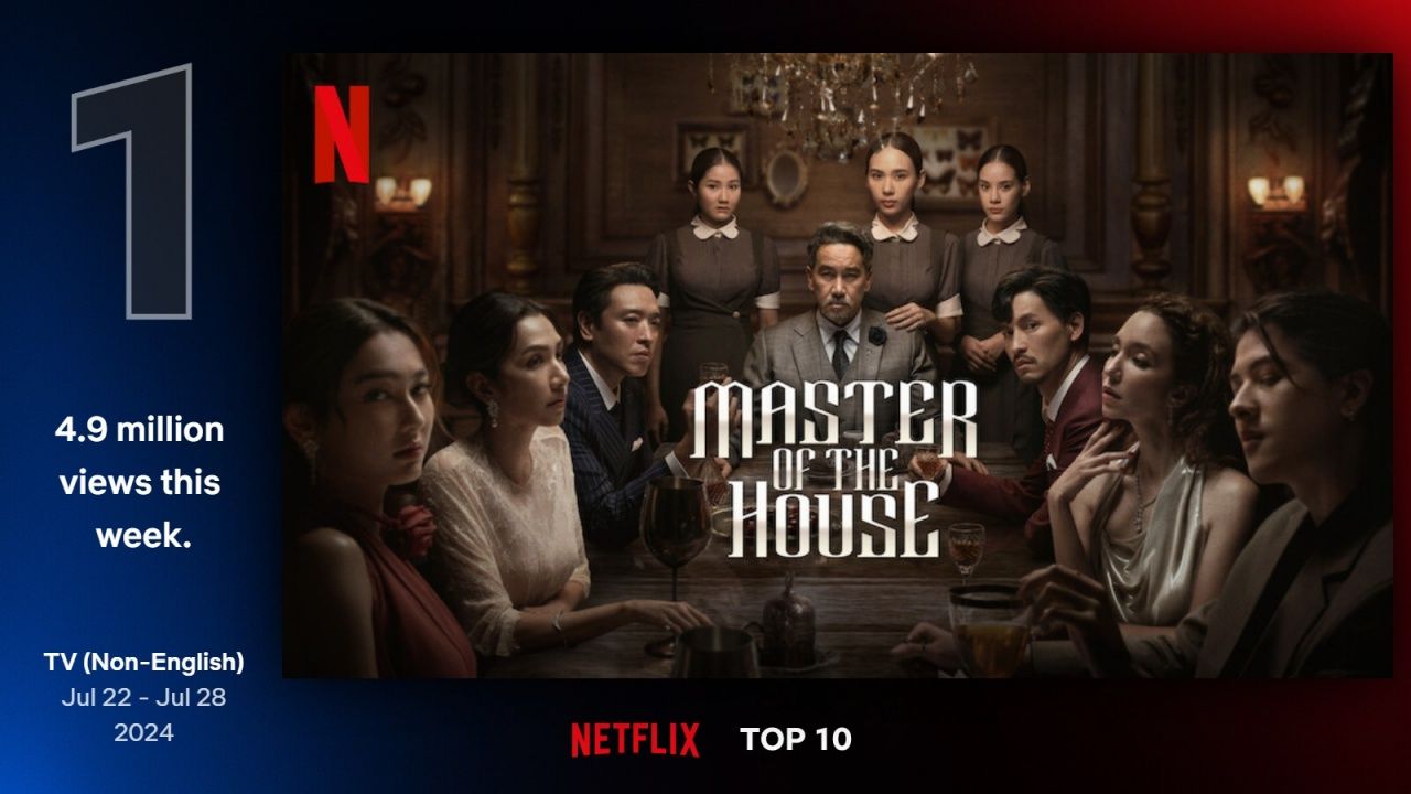 สืบสันดาน ติดอันดับ 1 ซีรีส์ภาษาต่างประเทศที่มีผู้ชมสูงสุดทั่วโลกบน Netflix ด้วยจำนวนผู้ชมถึง 4.9 ล้านครั้ง