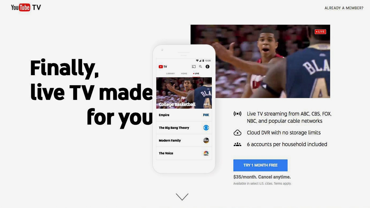 Youtube TV มาถึง AIS Play