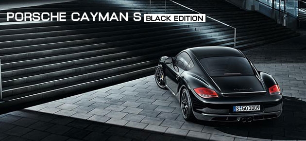 PORSCHE CAYMAN S BLACK EDITION