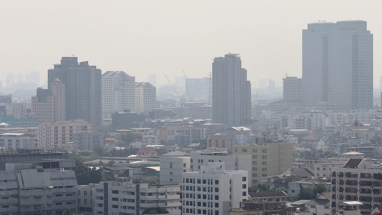 กรุงเทพมหานคร ฝุ่น PM 2.5 เกินค่า 15 เขต ปทุมวัน-สาทร-บางซื่อ-ยานนาวา