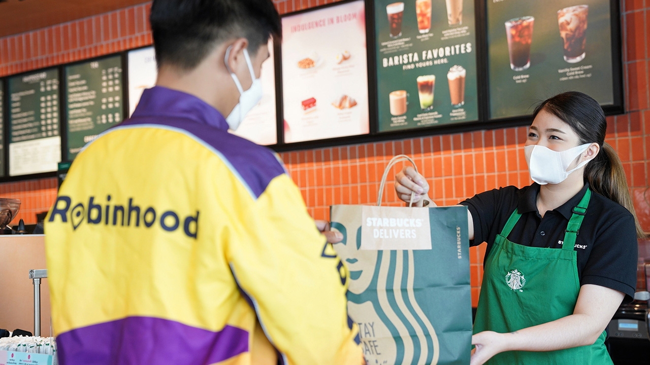 “โรบินฮู้ด” จับมือ “สตาร์บัคส์” นำร้านกาแฟยอดนิยมขึ้นแพลตฟอร์ม