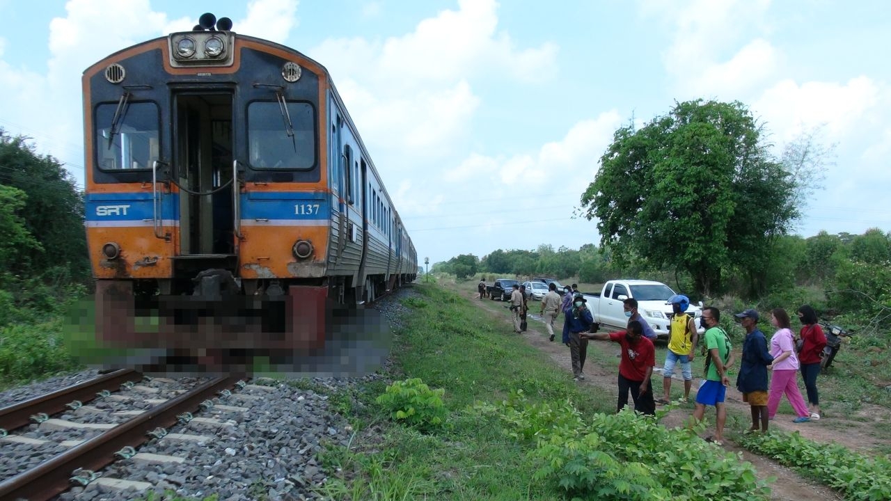 รถไฟกรุงเทพฯ-กบินทร์บุรี ชนวัวตาย โชคดีไม่ตกราง แต่ทำให้ล่าช้าไป 2 ชม.