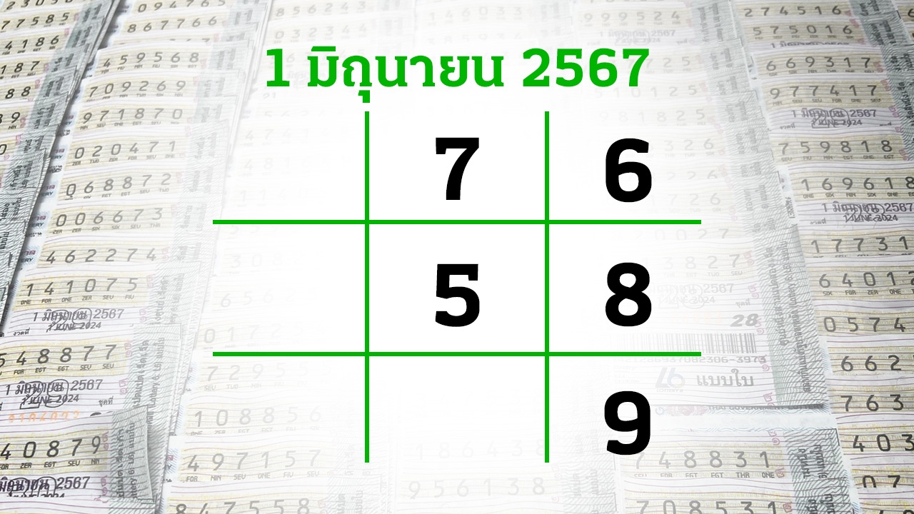 โค้งสุดท้ายหวย "เลขเด็ดงวดนี้" 1/6/67 ลุ้นโชคได้ที่ไทยรัฐทีวี-ไทยรัฐออนไลน์