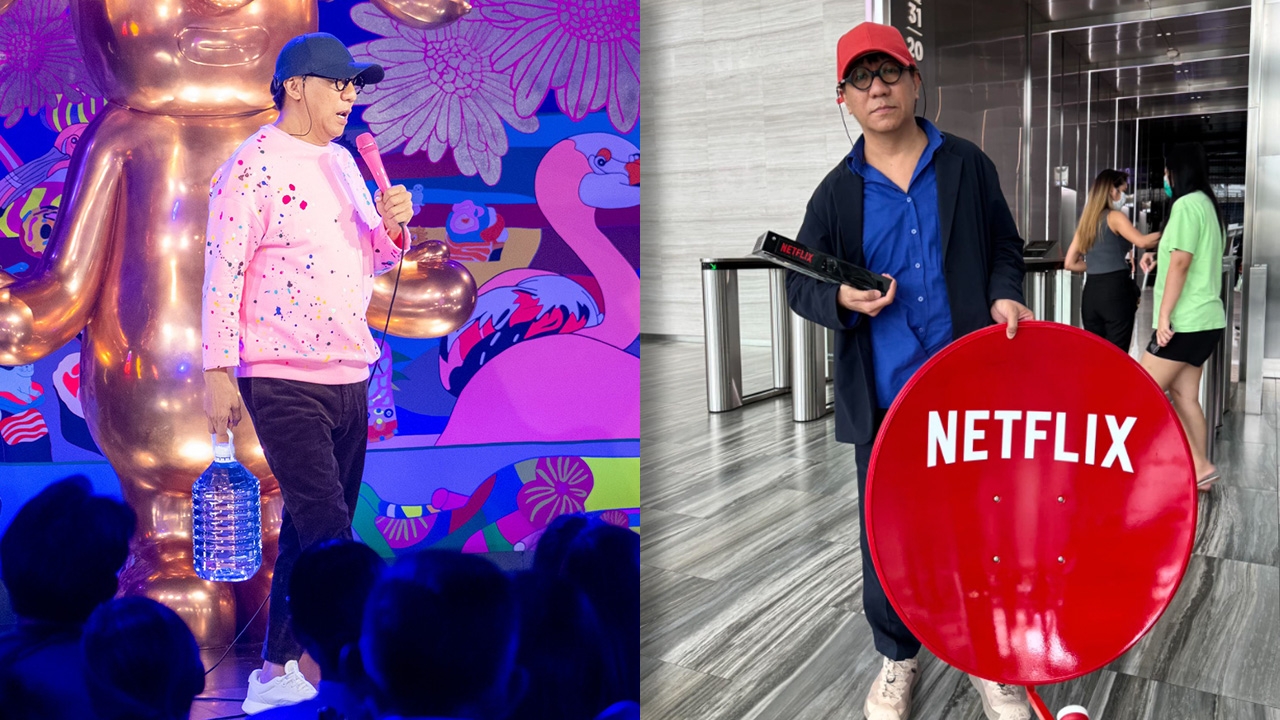 นี่แหนะ โน้ต อุดม ทนกดดันไม่ไหว แบกจานและกล่องคืน Netflix ไม่ดูมันแล้ว