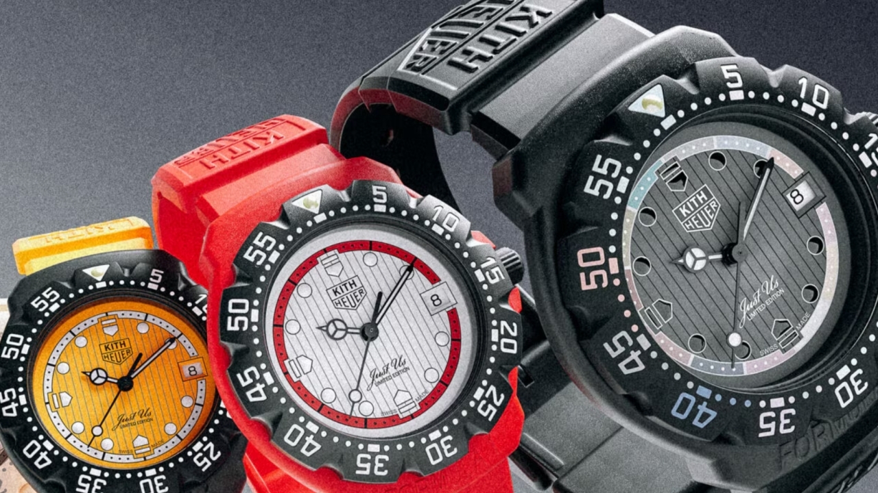 ส่องความฮอต TAG Heuer Formula 1 x KITH นาฬิกาเรโทรจากยุค 80s สีสันสดใส