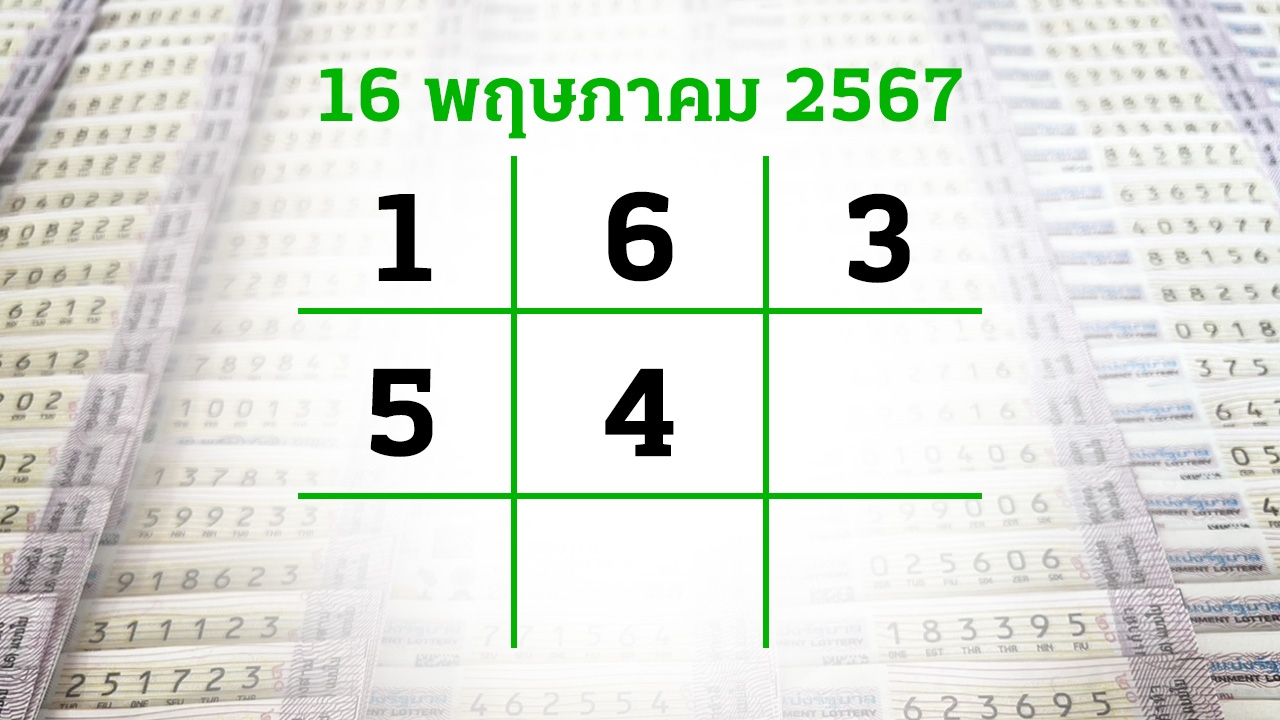 โค้งสุดท้ายหวย "เลขเด็ดงวดนี้" 16/5/67 ลุ้นโชคได้ที่ไทยรัฐทีวี-ไทยรัฐออนไลน์