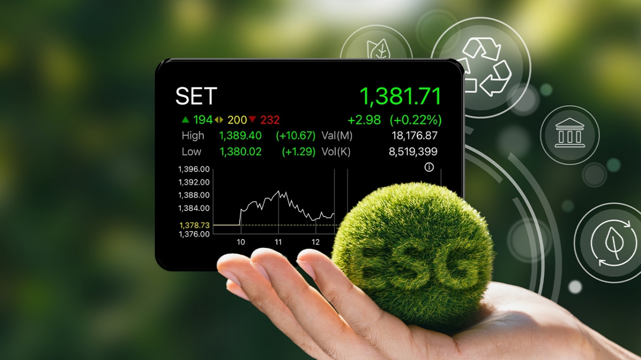 กองทุน THAI ESG เริ่มขายวันแรก ดันเม็ดเงินหนุนหุ้นไทย ลุ้นดัชนีโค้งสุดท้ายทะลุ 1,400 จุด