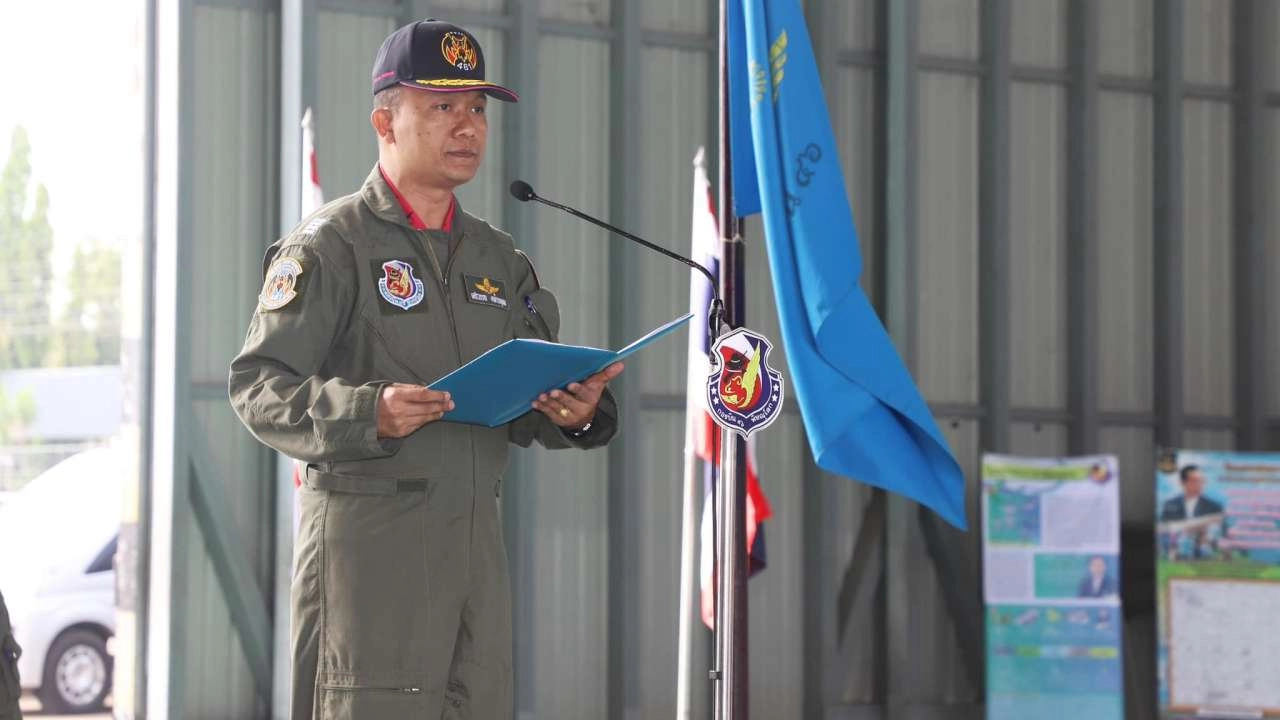 "ผู้การเส" ส่งหน่วยบินฝนหลวง BT-67 ขึ้นเติมน้ำช่วยเกษตร จุดแรกหาดใหญ่