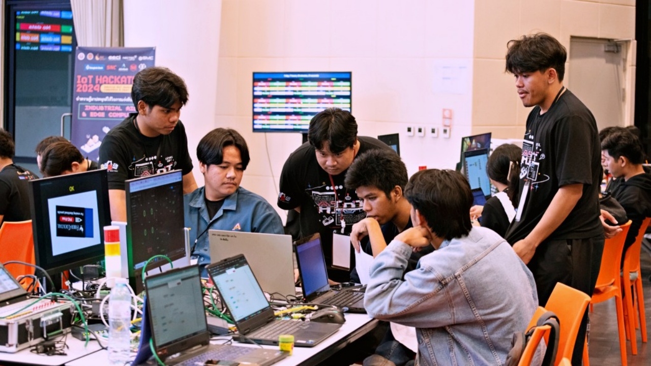 IoT Hackathon 2024 การแข่งขันลับคมเด็ก Gen R ก่อนทำงานในภาคอุตสาหกรรม