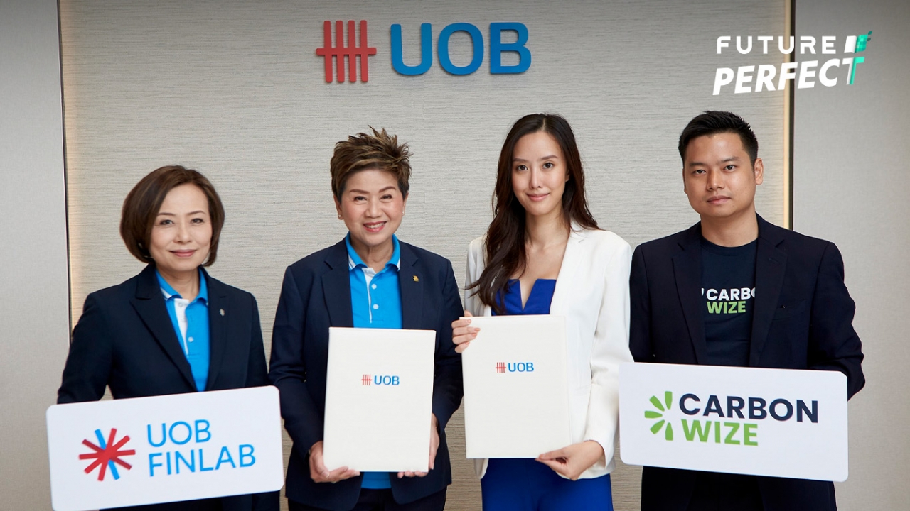 UOB จับมือ สตาร์ทอัพ Climate Tech ช่วยธุรกิจรายเล็กคำนวณคาร์บอนฟุตพรินต์ ขอสินเชื่อดอกเบี้ยต่ำ