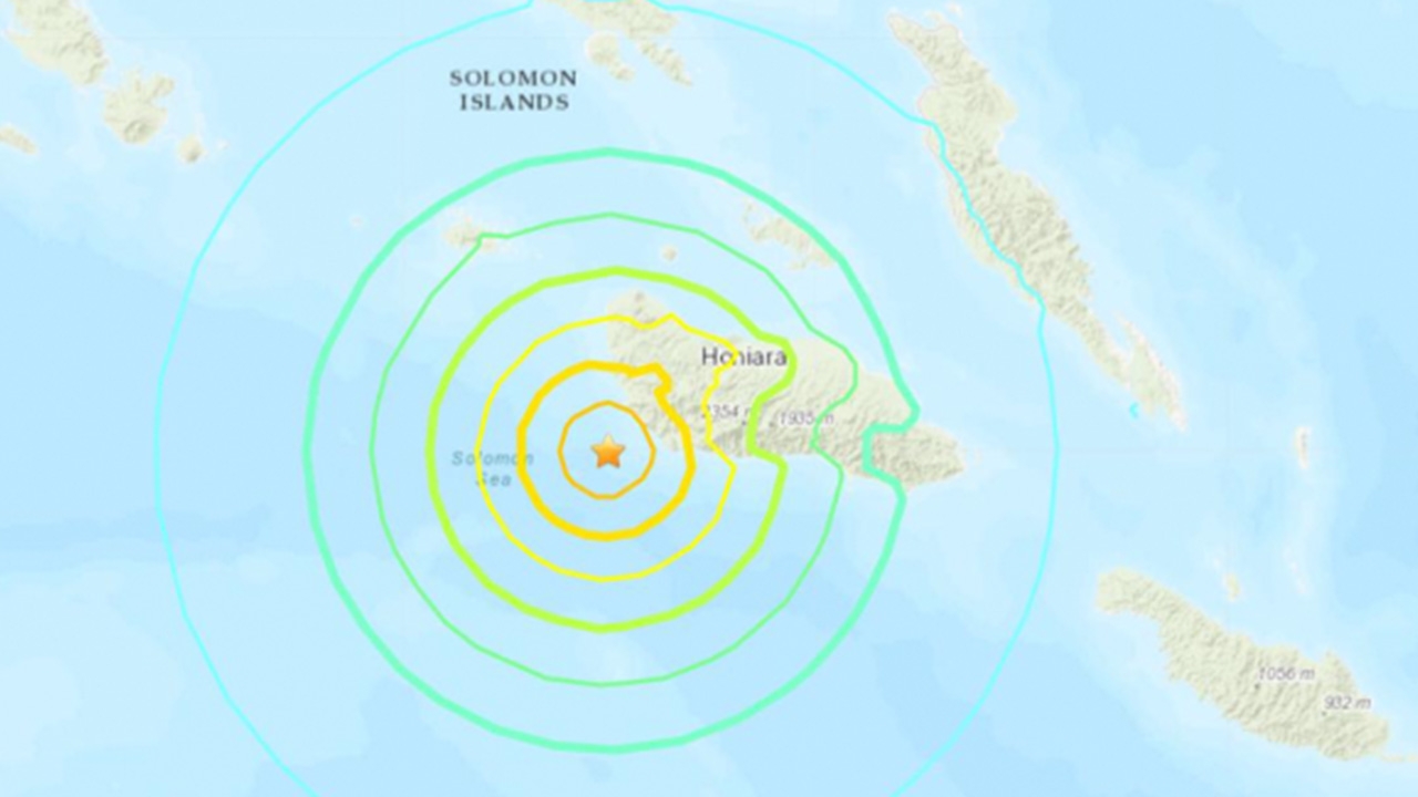 สุดระทึก  แผ่นดินไหว 7.0 เขย่าหมู่เกาะโซโลมอน เตือนสึนามิ รีบขึ้นที่สูง